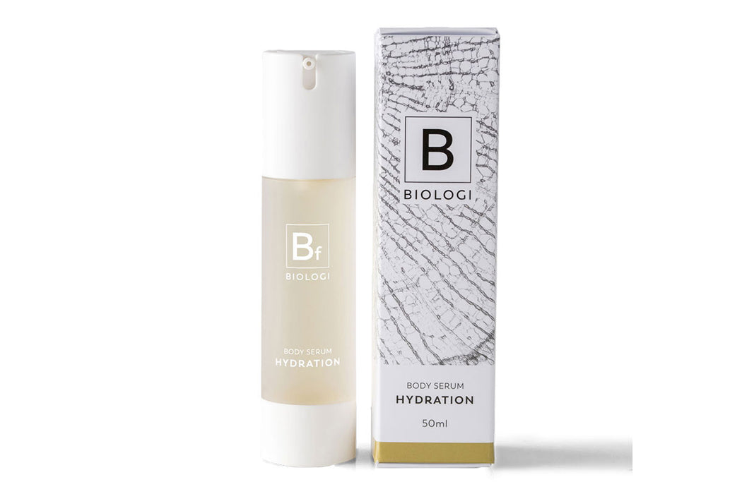 BIOLOGI Bf - Hydration Body Serum Bottle & Box