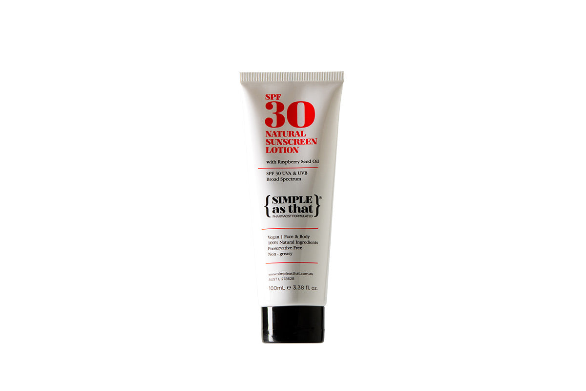 Simple As That 100% Natural Sunscreen Lotion 100ml - Buy Online — Dermience